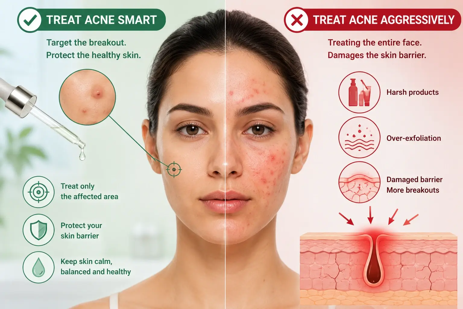 Why Adult Acne Keeps Coming Back: Managing Active Breakouts Without Damaging Your Skin