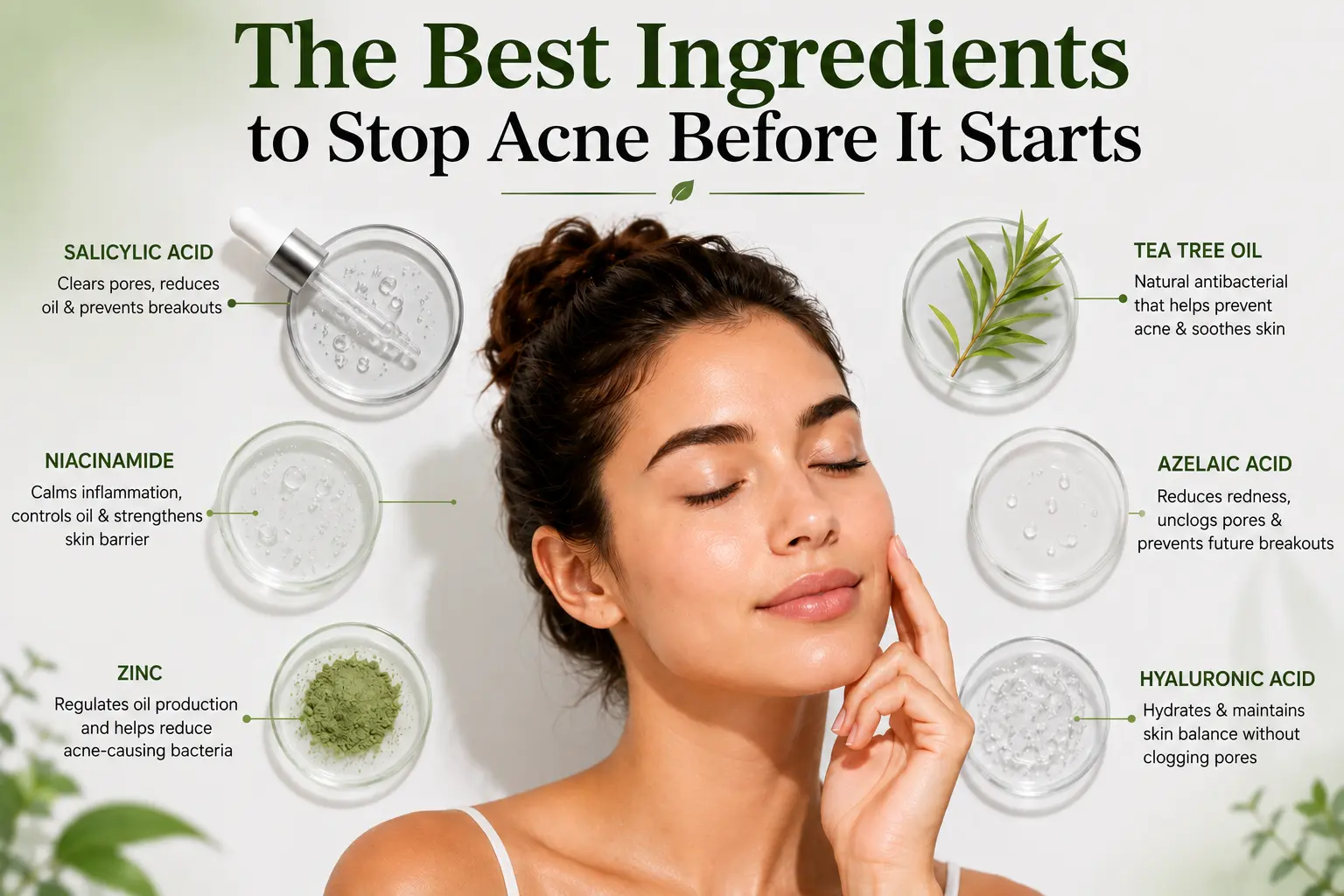The Best Ingredients to Stop Acne Before It Starts