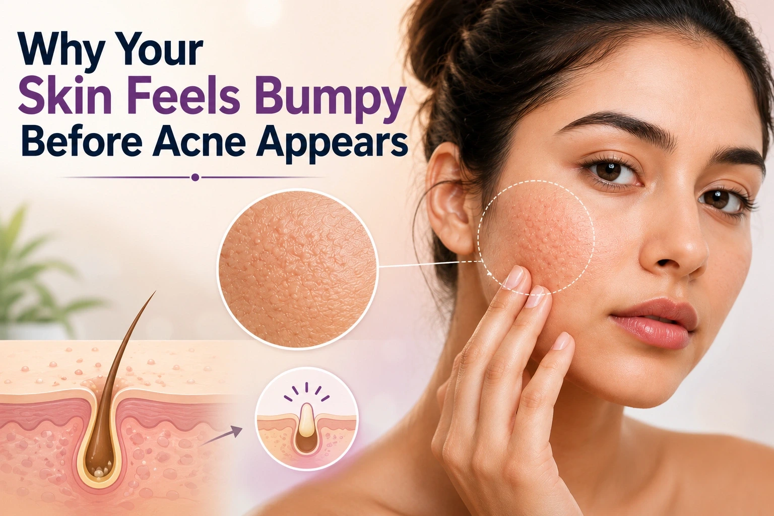 Why Your Skin Feels Bumpy Before Acne Appears