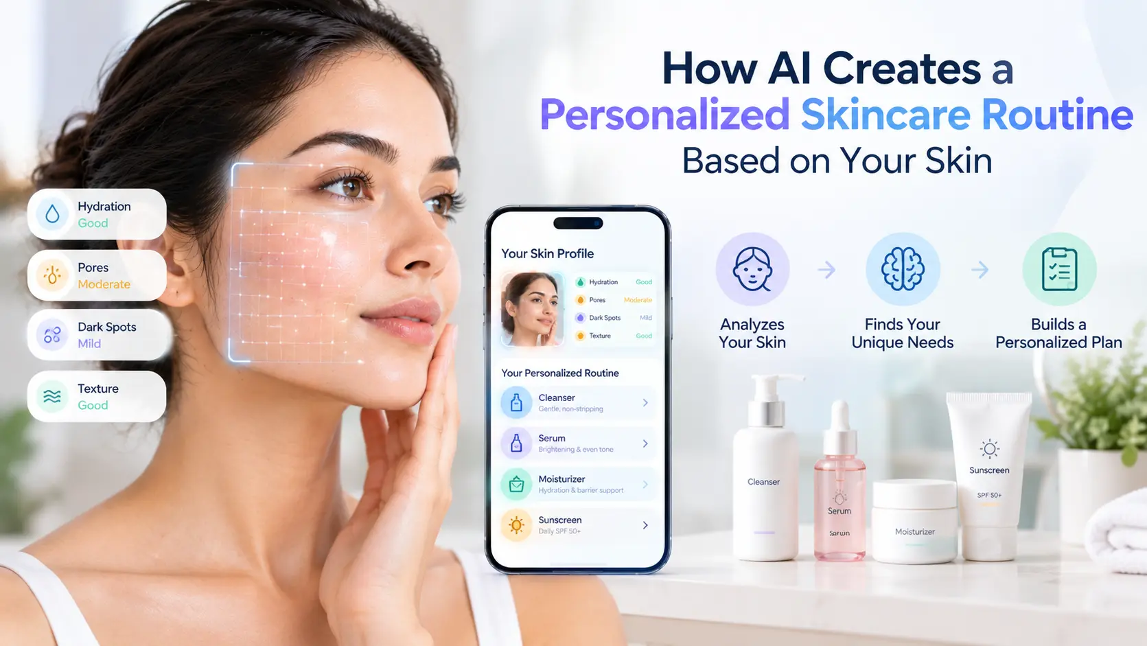 How AI Creates a Personalized Skincare Routine Based on Your Skin